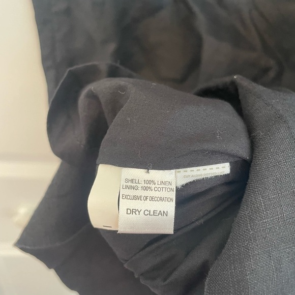 Loft Black Linen Dress - Picture 7 of 7